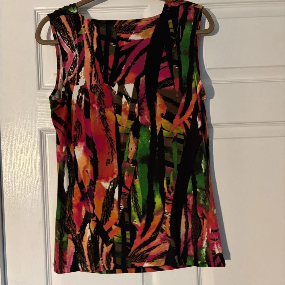 Calvin Klein Vibrant Abstract Tank Top - Picture 2 of 3